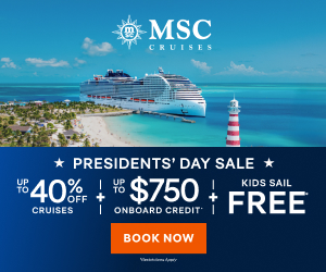 MSC February Sale - Special cruise offer